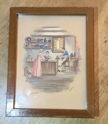 Vintage Framed Lithograph “ The Potted “ By Mason • $27.50