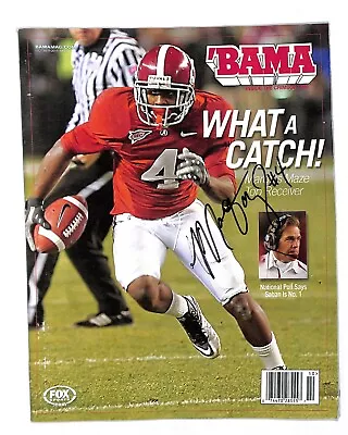 Marquis Maze Signed 2011 Alabama Inside The Crimson Tide Magazine 91272b23 • $25