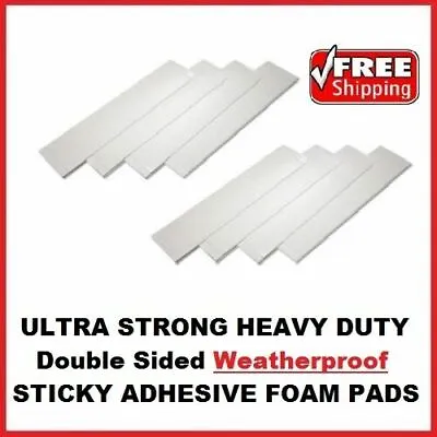 £1.88 • Buy 8x Heavy Duty Double Sided Foam Adhesive Sticky Fixing Pads Indoor Outdoor Use