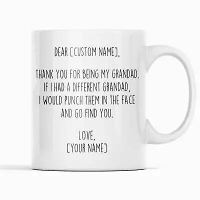 Grandad Gifts Personalized Custom Name Mug Gift For Grandad Funny Grandad Gift • $26.99