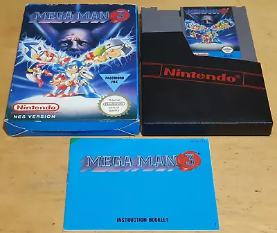 Mega Man 3 For Nintendo NES Rare & Complete By Capcom PAL A • £129.99