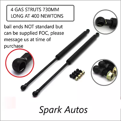 Qty(4) Gas Struts Fit Caravan Pop Top 730mm X 400N Jayco Coromal Windsor Et Al • $104.86