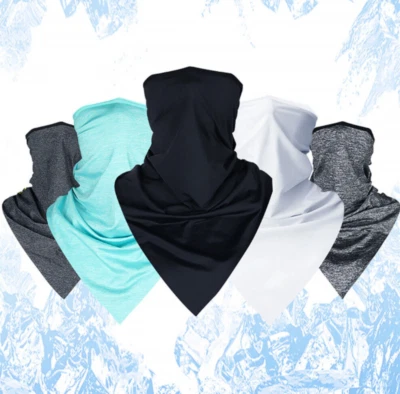 $0.99 • Buy Sun Scarf Sun Shield Balaclava Bandana Head Face Mask Neck Gaiter Neck Cover
