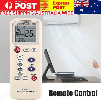 $7.55 • Buy Universal A/C Air Conditioner Remote Control AC LS K-100ES PANASONIC FUJITSU DF