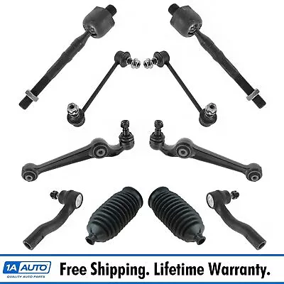 10 Piece Steering & Suspension Kit Control Arms Tie Rods Sway Bar End Links New • $134.95