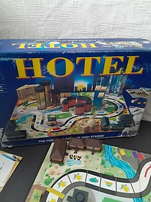 Vintage Hotel Board Game 2001 MB Games Hasbro With Lamposts  • £37.99