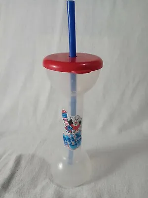 Wildwater Kingdom Icee Plastic Cup W/ Straw Amusement Park Geauga Lake • $14