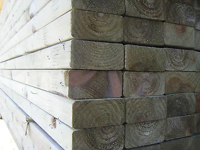 47mm X 100mm Treated Softwood Joists (4x2) Sold Per Length • £6.20