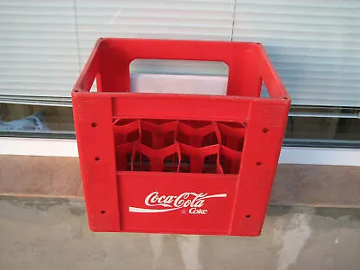 Coca Cola Plastic Crate Vintage Red For 1.5l Bottles Empty Used Rare 90s Coke • £136.33