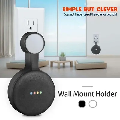 $14.56 • Buy  Outlet Wall Mount Bracket For Google Home Mini Smart Speaker Home Assistant