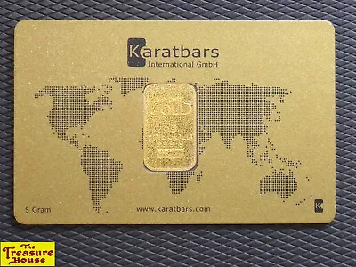 NADIR NMR Karatbars Card 5g Five Grams .9999 Fine 99.99% Pure Gold Bullion Bar • $0.99