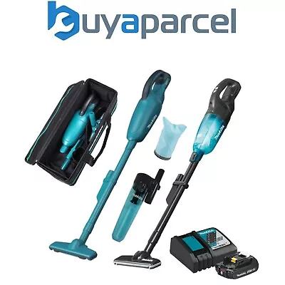 Makita DCL180 DCL182 18v Vacuum Cleaner Black Blue / Accessories / Bag / Nozzles • £42.99