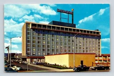 Portland Oregon Sheraton Hotel Multnomah Street Postcard • $1.93