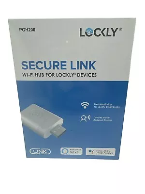 Lockly Secure LINK Wi-Fi Smart Hub For LOCKLY Devices (PGH200) Sealed • $39.49
