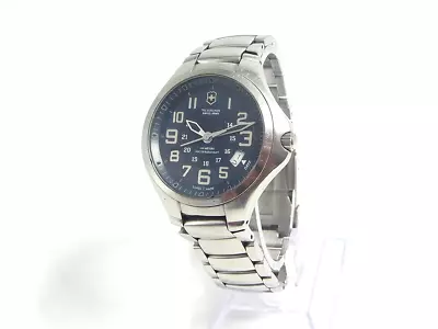 £88.48 • Buy Victorinox Swiss Army Base Camp 241463 Men's 44mm Swiss Qz Watch Working