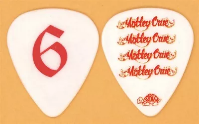 Motley Crue 2009 Concert Tour Nikki Sixx White Green Signature Stage Guitar Pick • $14.99