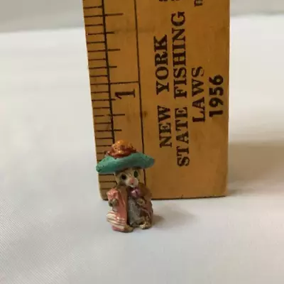 Vienna Cold Painted Bronze Beatrix Potter Benjamin Bunny 5/8” Micro Miniature • $165