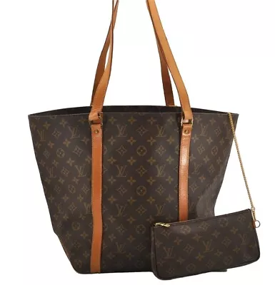 Authentic Louis Vuitton Monogram Sac Shopping PM Tote Bag M51108 LV 7427I • $261