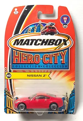 Matchbox Hero City Nissan Z 350Z Red • $15.20