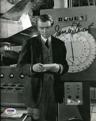 James Jimmy Stewart Hand Signed Psa Dna Coa 8x10 Photo Autograph Authentic • $115