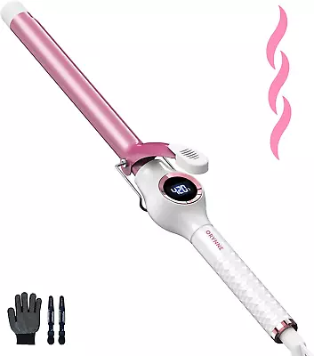 3/4 Inch Curling Iron For Tighter Curls Long Barrel Ceramic Curling Iron 3/4 In • $42.49