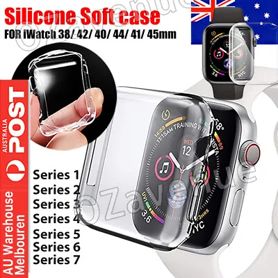 Apple Watch Screen Protector Tempered Glass 5/6/7/SE/8/9/Ultra 40/41/44/45/49mm • $5.49