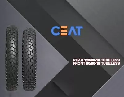 Ceat 90/90-r19 & 120/80-r18 Como Pack 2 Tires ( Front & Rear ) Royal Enfield • $249.99