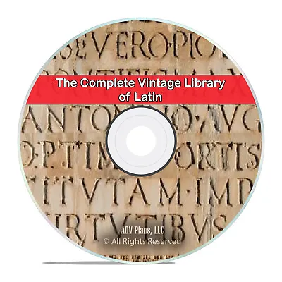 Learning The Latin Language 100 Rare Classic Books On PDF DVD H89 • £6.43