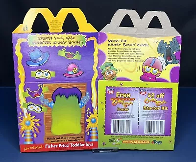 Mcdonalds 2000 Monster Crazy Bones Happy Meal Monsters Box Nm-m • $9.99