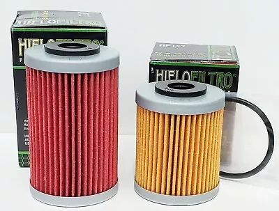 HiFlo Oil Filter Set Long & Short Hf155 157 Ktm 250 400 450 520 525 HifloFiltro • $13.98