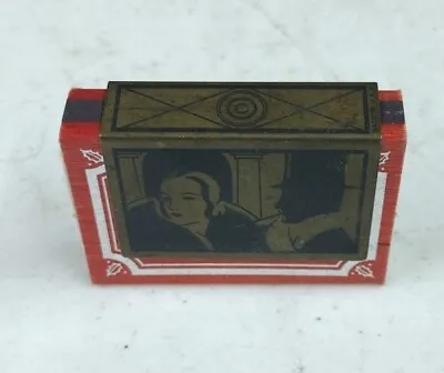 Vintage Art Deco Noir Style Brass Pocket Matchbox Holder Automobilia  • $49.95