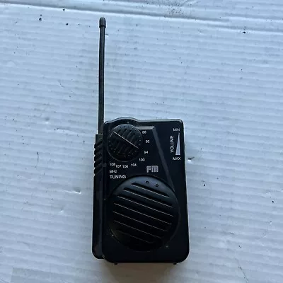 AM FM Portable Pocket Radio Battery Operated Mini Radio Antenna Receiver Speaker • $5