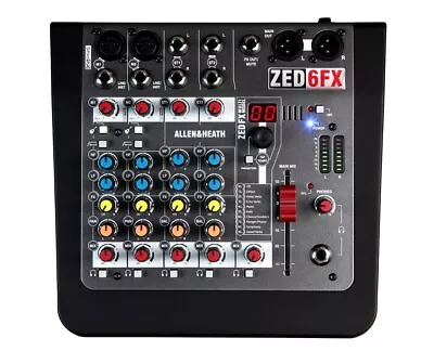 Allen And Heath ZED 6FX Audio Mixer - New! - Free US Ship* - ProSoundUniverse. • $259.99