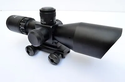 Adjustable 2.5-10x40 Compact Rifle Scope With Illuminated Mil-Dot Reticles  • $54.99