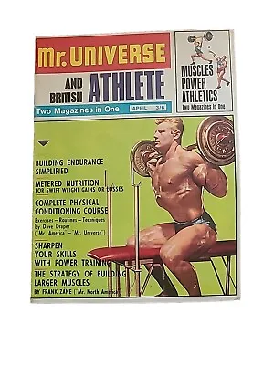 1968 Mr Universe And British Athlete Magazine #3 Dave Draper Cover Joe Weider VG • £19.99
