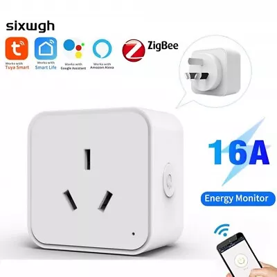 Zigbee Smart Socket AU Plug Adapter Tuya APP Wireless Control Alexa Google Home • $42.99