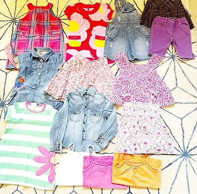Bundle Mini Boden Next Zara Kids Baby Gap Age 2-3 Tops Dresses T.shirts Shorts • £12