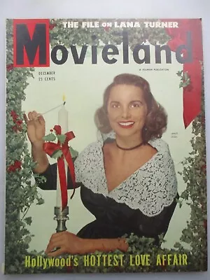 Movieland Magazine - December 1949 Issue - Janet Leigh Christmas Cover • $7.99