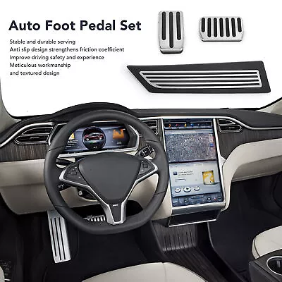 Car Auto Foot Pedal Set Rest Pedal Brake Pedal Accelerator Pedal Non Slip For • $40.65