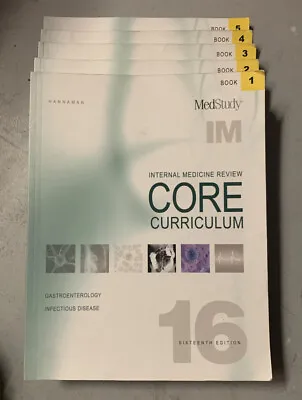 Internal Medicine Review Core Curriculum 16th Edition 5 Volume Set Used • $99.99