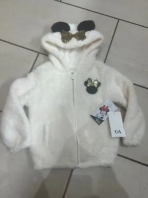 Minnie Mouse Girls Cosy Zip Hoody Fleece A Must Buy • £7.99