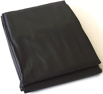 BLACK PVC Pool Snooker Billiard Table Dust Cover For 7' Ft Foot Pub Size Gift • $34.95