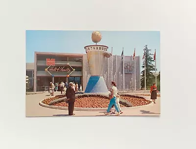 Vintage 1950s Disneyland Postcard: Hall Of Chemistry & Clock Of The World D-104 • $4.99
