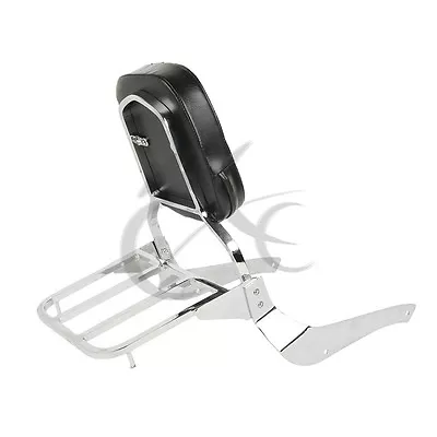 $47.99 • Buy Backrest Sissy Bar Luggage Rack Fit For Suzuki Boulevard C50 2005-11 VL800 01-11