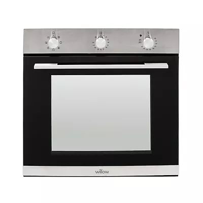 Willow WOF60SS 60cm 68L Fan Assisted Oven With 7 Oven Functions  - Inox • £189