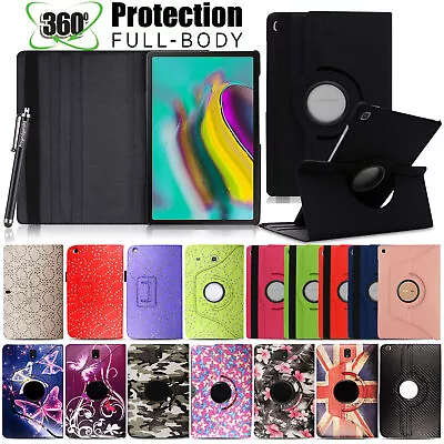 Leather Case For Samsung Galaxy Tab A 10.5 Pro E S6 S7 3 4 Tablet Stand Cover • £4.99