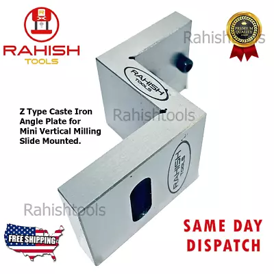 Z Type Caste Iron Angle Plate For Mini Vertical Milling Slide Mounted USA • $46.35