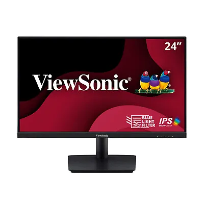 ViewSonic VA2409M IPS 1080p Adaptive Sync 24  Monitor (CR) • $64.99