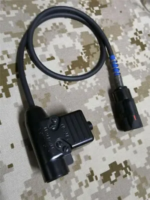 US! PELTOR Black Connector Ver. U94/TCA-U94 PTT For PRC148 152 MBITR Radio • $58.50