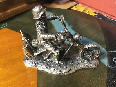 The Skeleton Rider No. 3848 Pewter Motorcycle & Undead Biker By Mark Locker • £20